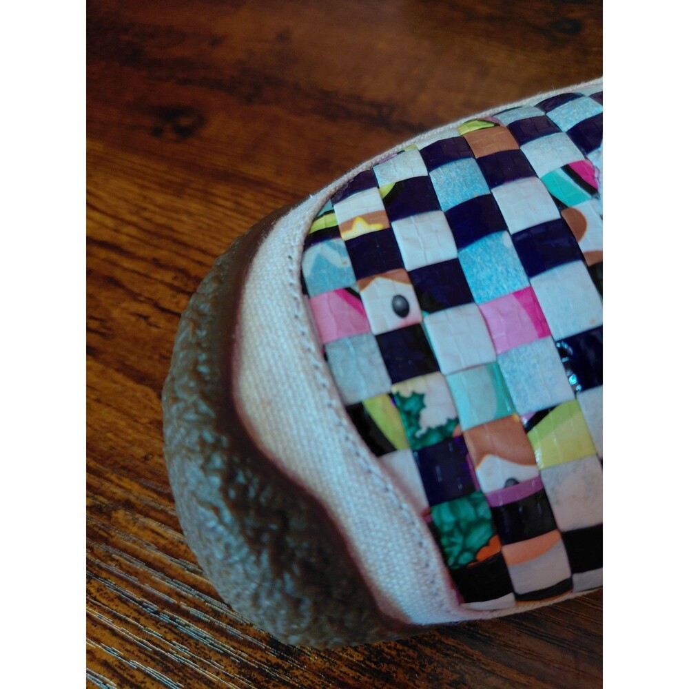 KEEN Harvest Multicolored Woven Mosaic Mary Jane Flats Size 6.5 - Picture 8 of 9